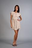 Studded Stretch Silk Charmeuse Dresses by Hale Bob