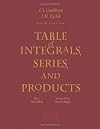 Table of Integrals, Series, and Products, Sixth Edition