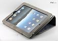 Bear Motion Genuine Leather with Jean Cover Case Folio with 3-in-1 built-in Stand for Apple Ipad Tablet/wifi 3G Model 16gb, 32gb, 64gb (Jean)