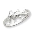 Sterling Silver Dolphin Ring