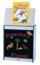 RAINBOW ACCENTS BIG BOOK EASEL FLANNEL FRONT RED