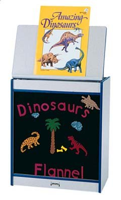 RAINBOW ACCENTS BIG BOOK EASEL FLANNEL FRONT TEAL