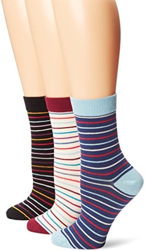 PACT Women's Organic Cotton Crew Sock Gift Box 3-pack