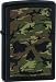 Camo Skull Black Matte Zippo Lighter