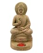 Casted Stone Buddha Tea-Light Holder