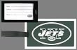 New York Jets Luggage Tag - NFL Football Fan Shop Sports Team Merchandise