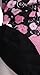 Flirty Aprons Midnight Bloom Girls Apron, Pink, Black and White