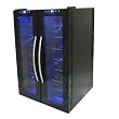 NewAir AW320ED 32 Bottle Dual Zone Thermoelectric Wine Cooler With Dual Temperature Zones