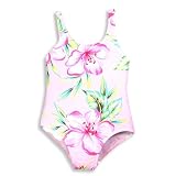 Banana Cabana by Plum Pudding - Girls One Piece Floral Swimsuit, Pink