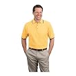 Port Authority Signature - Cool Mesh; Sport Shirt with Tipping Stripe Trim.