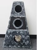 PetPal Sisal Cat Playhouse, Pyramid Shape, 22"x22"x34"