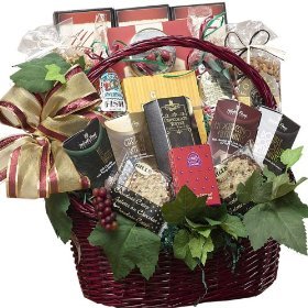 SCHEDULE YOUR DELIVERY DAY! Sweets Treats Chocolate, Cookie and Candy Gourmet Food Gift Basket - Medium (Large Pictured)