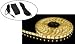 Holiday Lights ! (WARM WHITE) Waterproof Strip Lighting (5 Meter or 16.4 Ft) Never Gets Hot! comes with Separate Power Adapter Great for decorating your Xmas Tree