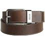 Kenneth Cole Reaction Men's Brown Out 1�" Leather Reversible Belt