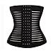 Everbellus Women's Breathable Latex Corset Steel Bone Training Waist Cincher