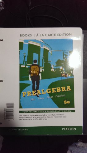 Prealgebra, Books a la Carte Edition (5th Edition)