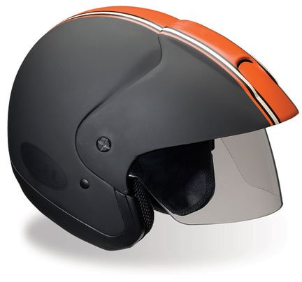 Bell Mag-8 Rally OrangeStreet Open Face Helmet
