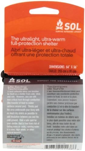 Adventure Medical Kits SOL Emergency Bivvy, 84 X 36 Size: 1 Pack, Home Improvement Tool