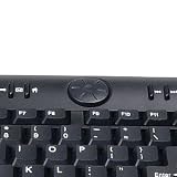 104-Key USB Multimedia Keyboard w/Scroll Wheel/Volume (Black)