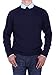 Luciano Natazzi Men's Pullover Crew Neck Long Sleeve Sweater Cotton Relaxed Fit