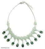 Quartzite choker, 'Labyrinth' 0.4 W 15.8 L
