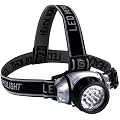 21LED Headlamp - Torch - Flash Light Waterproof. 4 Modes Of Operation, Head Safety Torch For Cycling Climbing, Mountain Biking, Running, Camping, Night Reading. Adjustable Beam Angle. 100,000 Hours LED lifetime