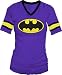 Search : DC Comics Batman Hockey Juniors V-Neck Purple T-shirt Tee