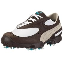 Puma PG GTX CR 182309-10, Unisex - Erwachsene Sportschuhe - Golf, braun, (brown/white 10)