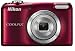 Nikon COOLPIX L27 Compact Digital Camera - Red (16.1MP, 5x Optical Zoom) 2.7 inch LCD
