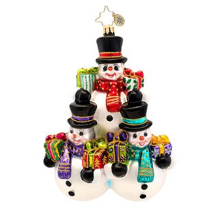 Christopher Radko Three’s Company Glass Christmas Ornament 2014