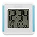La Crosse Technology 515-1912-INT Splash-Proof Shower Cube Atomic Clock with Temperature & Humidity, White