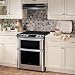 Sharp KB4425LS True Euro-style Electric Convection Slide-in Range with Microwave Drawer - Stainless