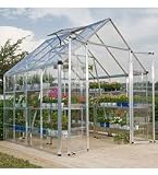 8' x 8' Snap & Grow Silver Greenhouse