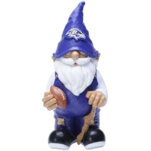 NFL Baltimore Ravens Garden Gnome