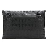 niceEshop(TM) Cool Women's Faux Leather Skull Envelope Clutch Bag/PU Totes Hobo & Shoulder Carry Bag Skull Carry Bag