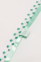 Poppet Cotton Sheet Set, Green/White