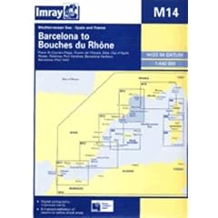 Imray Chart M14: Barcelona to Bouches Du Rhone