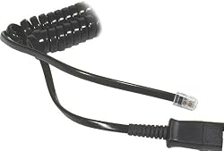 Plantronics Amplifier Coil Cord to QD Modular Plug, 26716-01