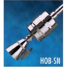 Sprite All Brass High Output Shower Filter with Matching Satin Nickel Head