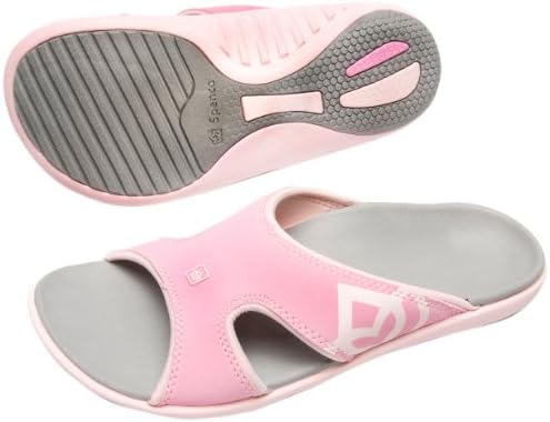 Spenco Polysorb Total Support Kholo Sandals, Dove Grey/Pink, Women's 6
