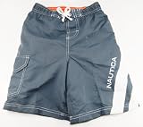 Nautica Kid Boys 8-20 Gray Pull-On Swim Shorts/Swimwear/Swim Trunks
