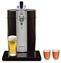 Krups Heineken Beer Tender w/ bonus Bodum Pavina Beer Glasses