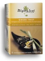 Mighty Leaf Ginger Twist Tea, 1 Lb Loose Leaf Bag