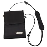 Travelon Anti-Theft Neck Wallet, Black, One Size