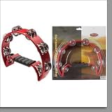 Cutaway Tambourine 16 Jingle - Red