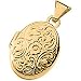 Jewelry : 14K Yellow Gold Oval Shaped Locket