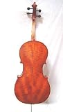 Crystalcello MC300 Ebony Flamed Laminate 4/4 Size Cello with Carrying Bag + Bow + Accessories