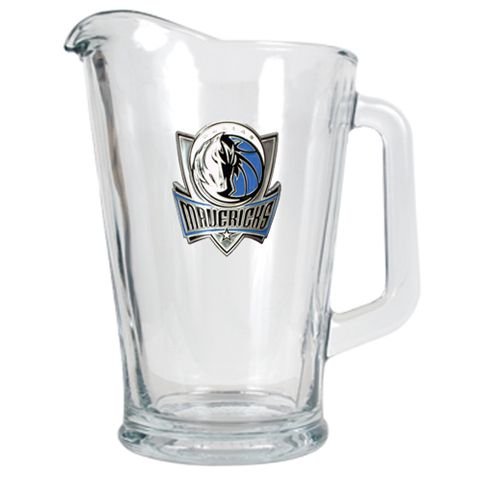 Dallas Mavericks Large Glass Beer Pitcher