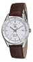 TAG Heuer Men's WV2116.FC6181 Carerra Calibre 7 Twin Time Automatic White Dial Brown Crocodile Watch