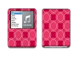 Pink Circles Skin Decal Protector for Ipod Nano 3rd Generation